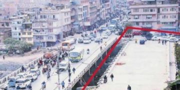 चार वर्ष लगाएर बनेको पुल भत्काउने तयारी