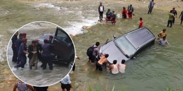 यातायातमन्त्रीकै गाडी खोलामा पल्टिएपछि…