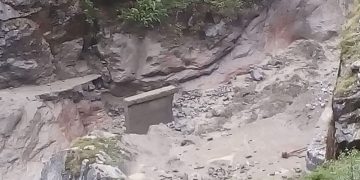 बाढीले पुल बगायो