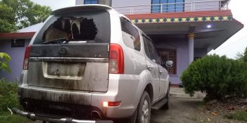 नेकपा प्रमुख सचेत ढकालको घरमा बम विस्फोट