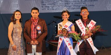 तेश्रो मिस्टर एण्ड मिस ग्लेसियरको उपाधि तुलसी विक्रम कार्की र प्रशन्न प्रसाईलाई