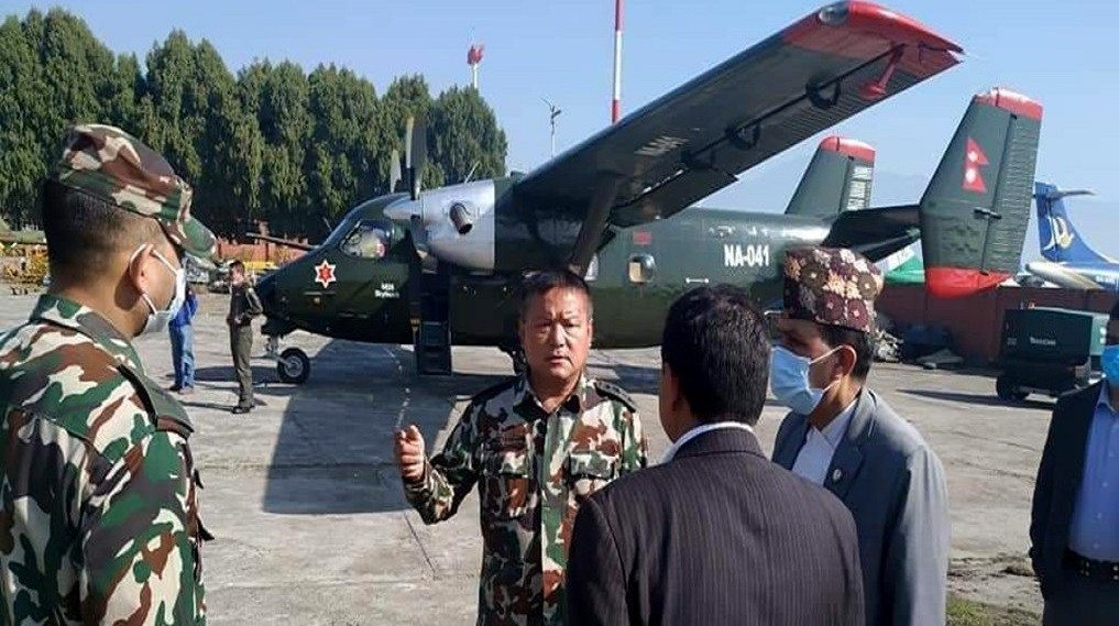 स्वास्थ्य सामग्री बोकेर उडेको नेपाली सेनाको स्काई ट्रक फिर्ता हुनुको प्रमुख कारण बाहिरीयाे