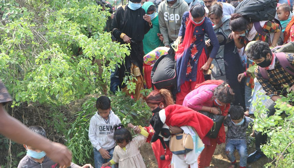 क्‍वारेन्टाइनबाट ‘भागे’ भारतबाट आएका नेपाली