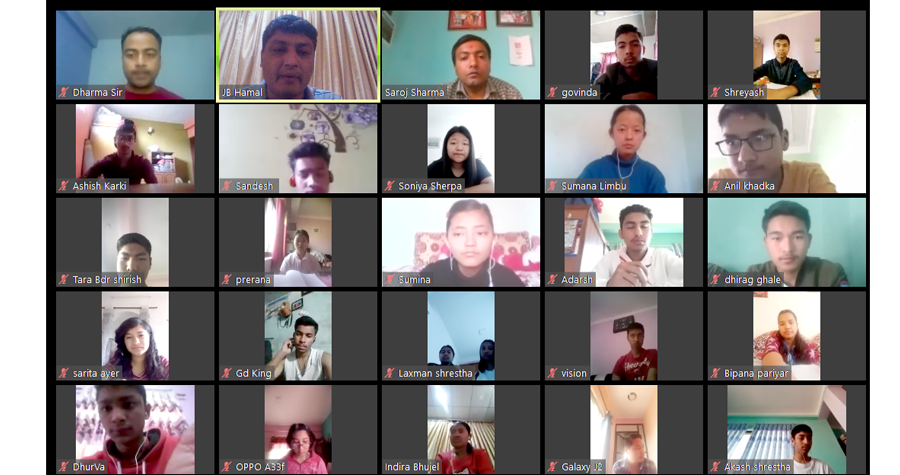 नेसनल युनाइटेडमा आजदेखि अनलाइन कक्षा सुरु