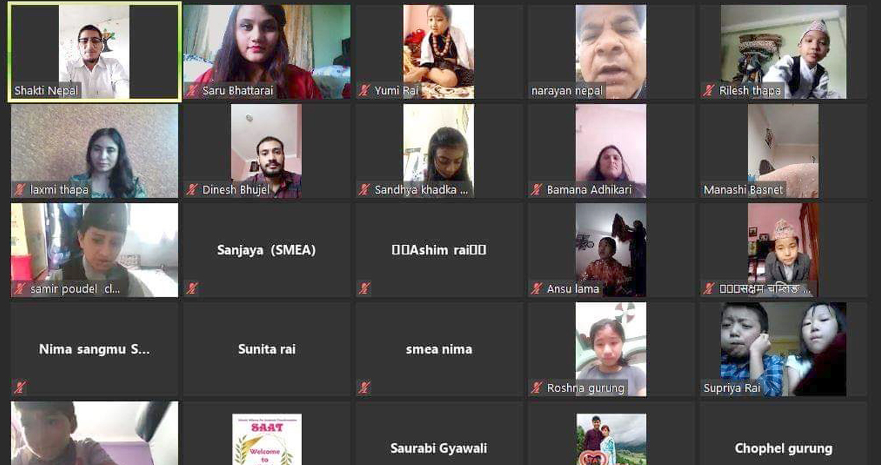 साम्तेन स्कुलले गर्यो भानु जयन्तीका अवसरमा भर्चुअल कवि गोष्ठी तथा कविता वाचन प्रतियोगिता