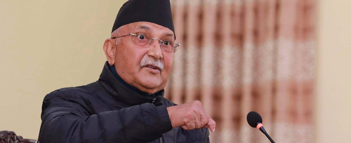 माधव नेपाल कम्युनिस्ट आन्दोलनकै गद्दार, त्यसैले एमालेमा ठाउँ छैन : ओली बटमलाइन