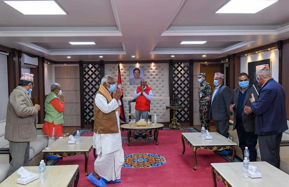 जसपाका नेता प्रधानमन्त्रीसँग वार्ता गर्न बालुवाटारमा