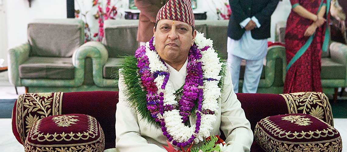 हरिद्वार पुगे पूर्व राजा ज्ञानेन्द्र