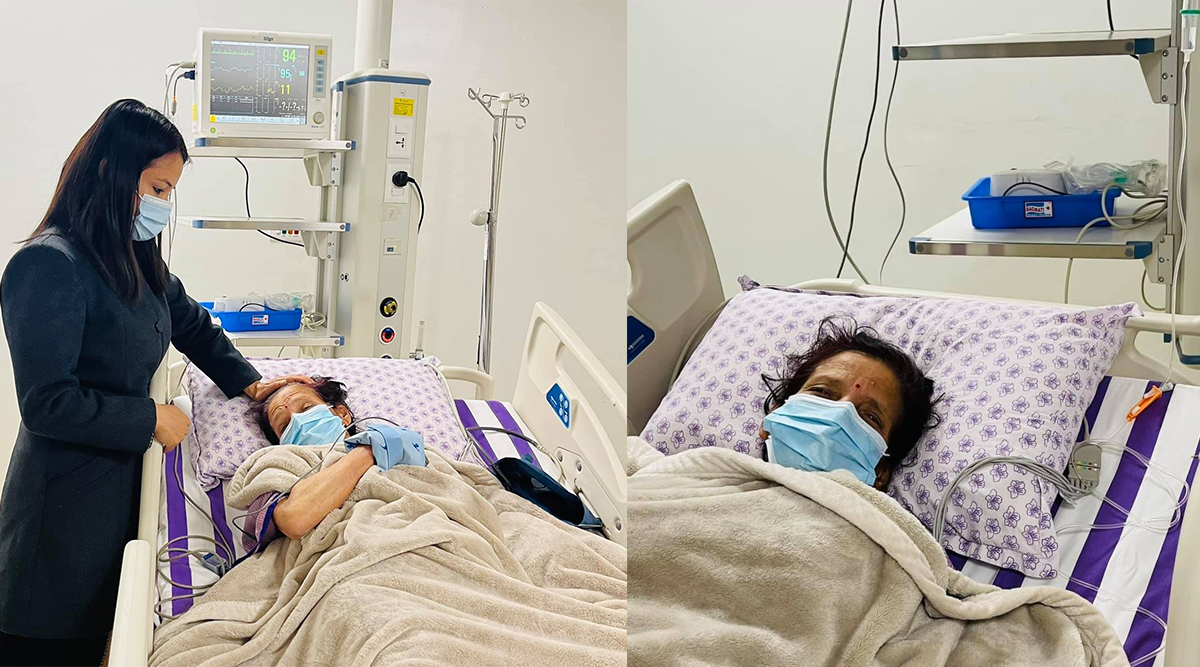 प्रचण्ड पत्नी सीता दाहाल अस्पताल भर्ना