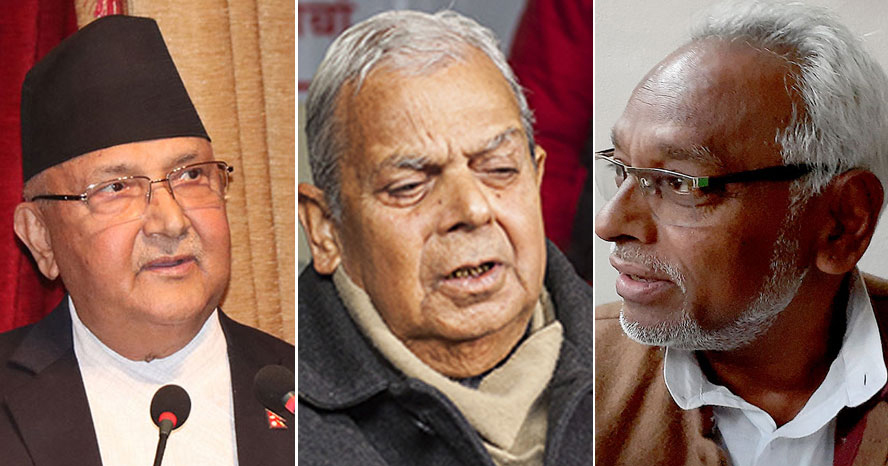 बालुवाटारमा महन्थ–राजेन्द्रले सुनाए तटस्थ बस्ने निर्णय, प्रधानमन्त्रीले विश्वासको मत नपाउने