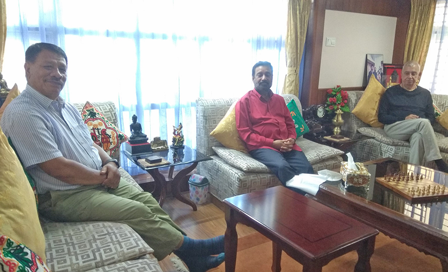छलफलमा जुटे विमलेन्द्र, शशांक र प्रकाशमान