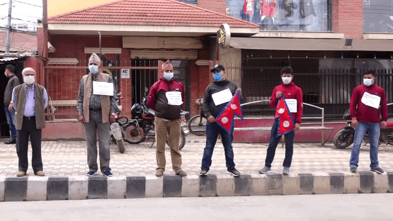 राजसंस्थासहित हिन्दू राज्यको माग गर्दै काठमाडौँमा प्रदर्शन