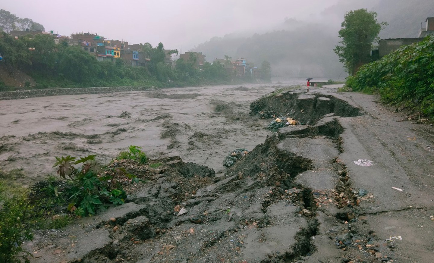 कालीगण्डकीको बाढीले सेतिवेणीका ९ घर बगायो