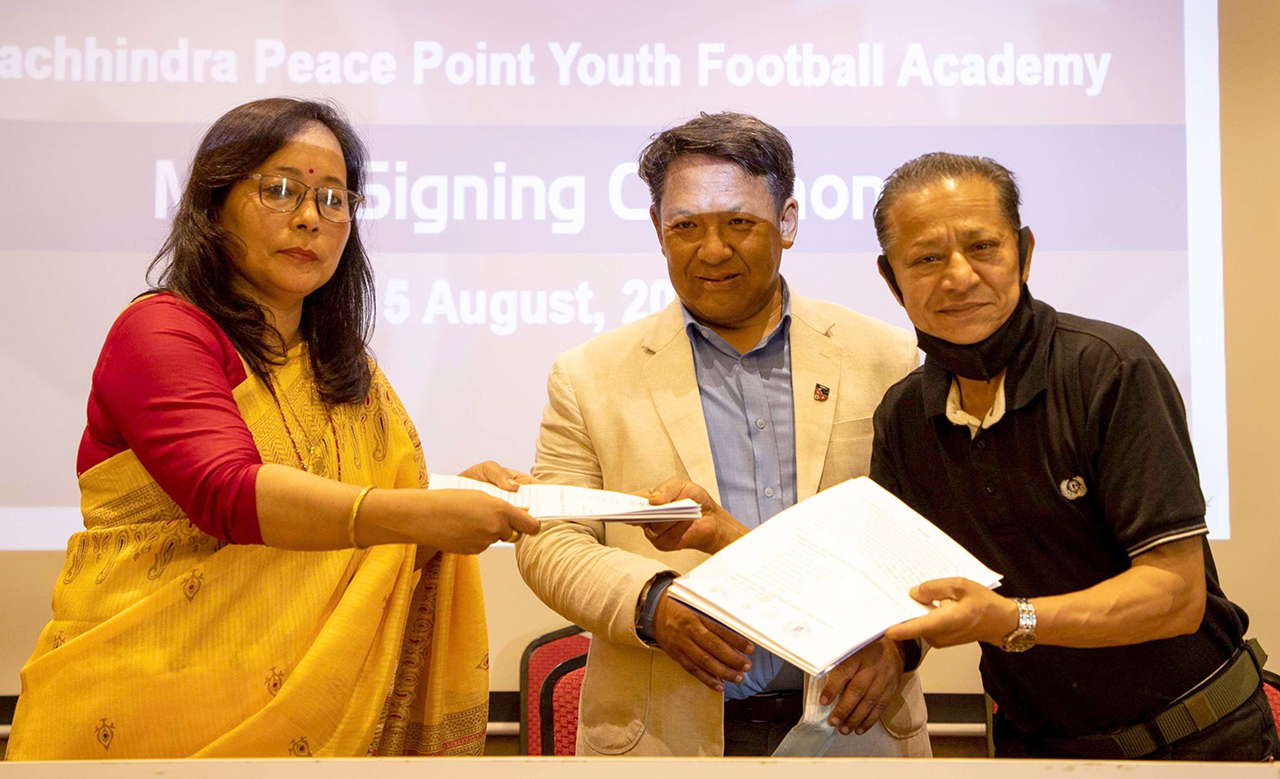मछिन्द्र क्लब र पिस प्वाइन्ट बिच सम्झौता, फुटबल एकेडेमी सञ्चालन गरिने
