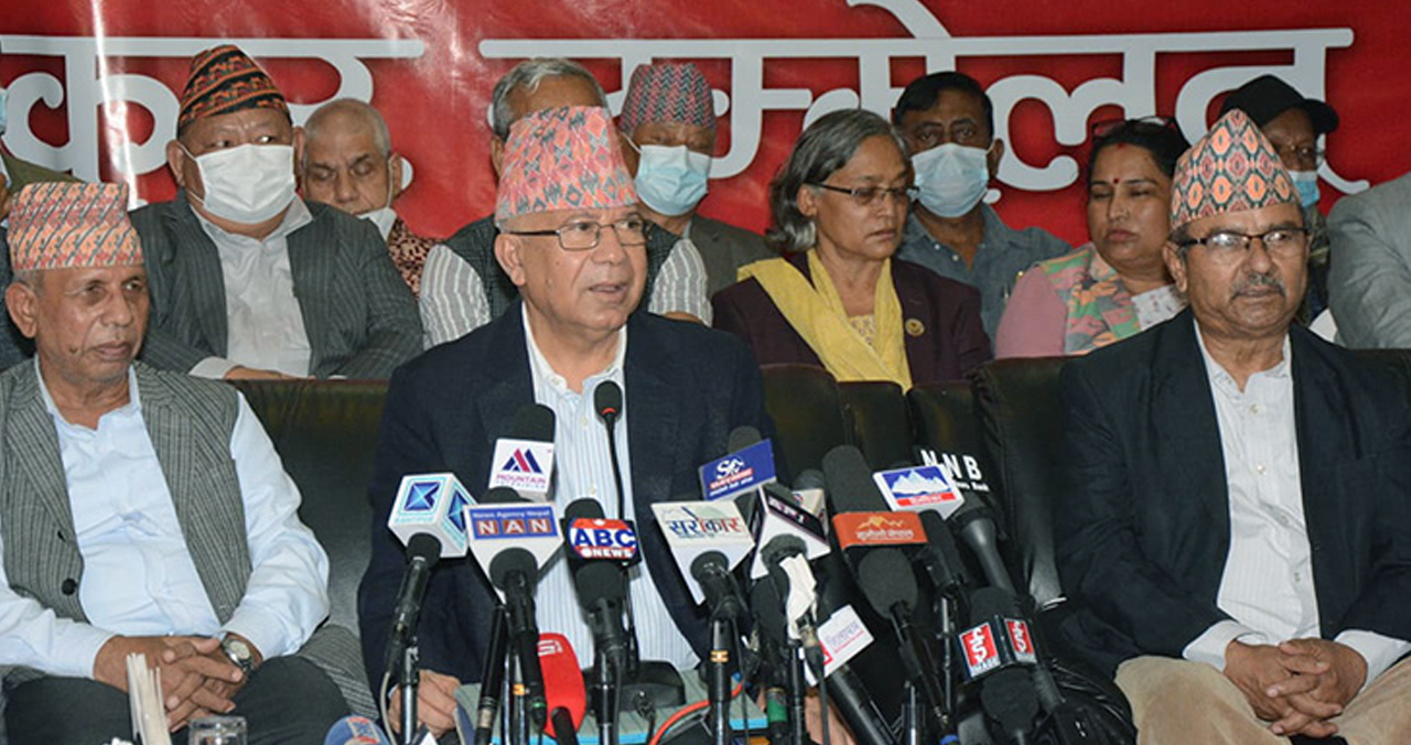 रोकिने कुरा छैन हामी सरकारमा सहभागी हुन्छौ : अध्यक्ष माधव नेपाल