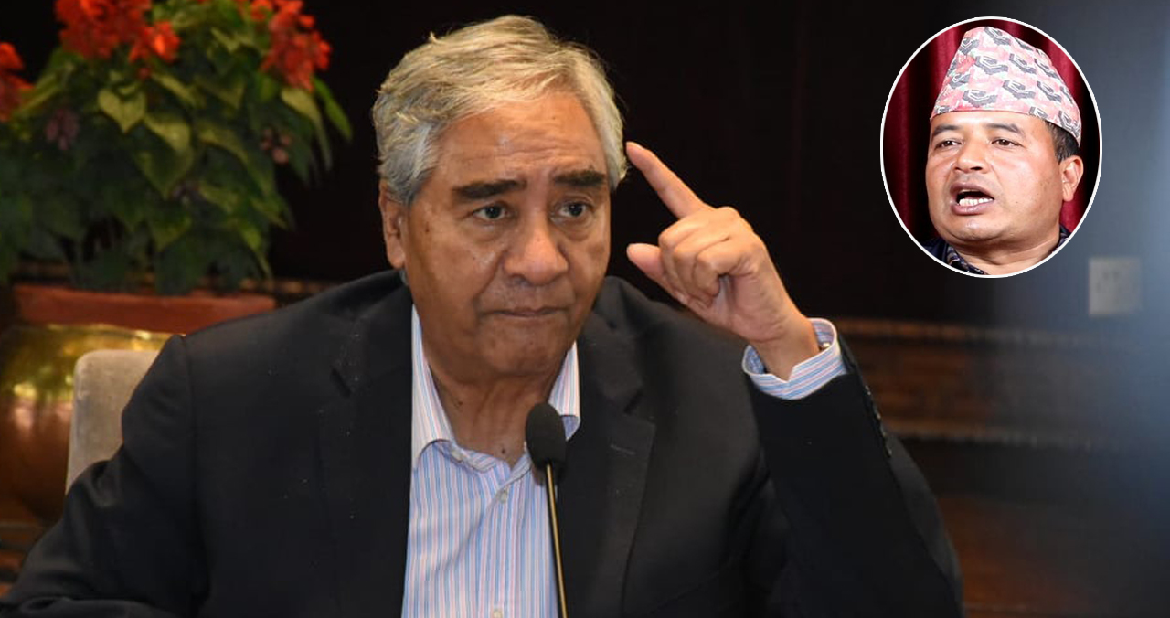 ठुला कुरा नगरौँ महेश बस्नेतजी मलाई होइन दुर्लभ थापालाई चुनाव हराएर देखाऊ : देउवा