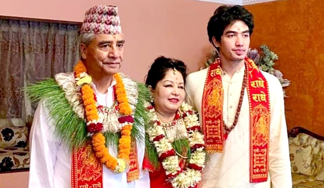 देउवाले गराए छोरा जयवीरसिंहलाई सक्रिय राजनीतिमा इन्ट्री