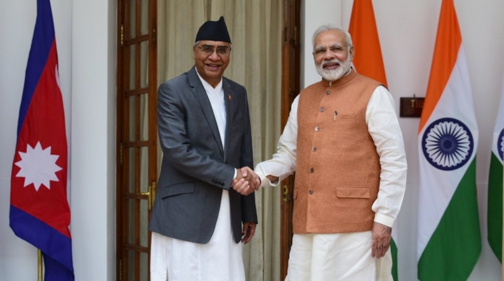 देउवा र मोदीबीच गोेप्य भेटवार्ता !
