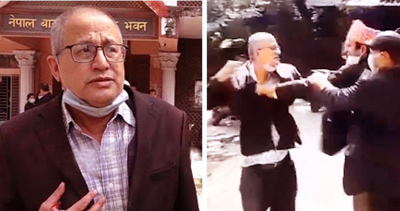 मु*** दलाल.. भन्दै नेपाल बार परिसरमै कुस्ती खेल्ने वकिलबाट  जनताले के आस गर्ने ?
