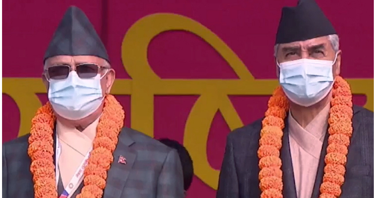 मेरा खुट्टा तान्नेहरू अहिले प्रधानमन्त्री देउवाका खुट्टा समाइरहेका छन्: ओली