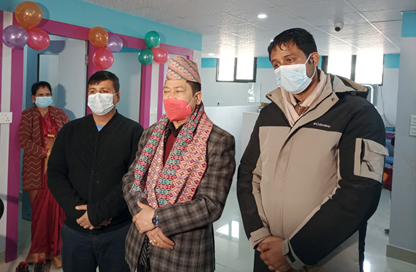 ॐ चाबहिल डेन्टलकाे शाखा काेटेश्वरमा