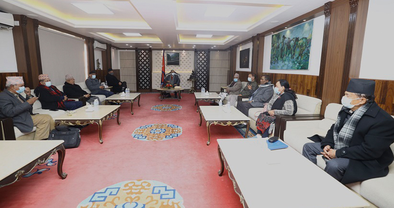बालुवाटारमा उच्चस्तरीय समन्वय समितिको बैठक जारी