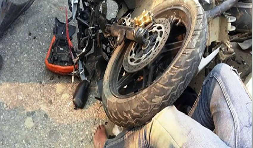 साँझमा मोटरसाइकल एकआपसमा ठोकिए पछि…