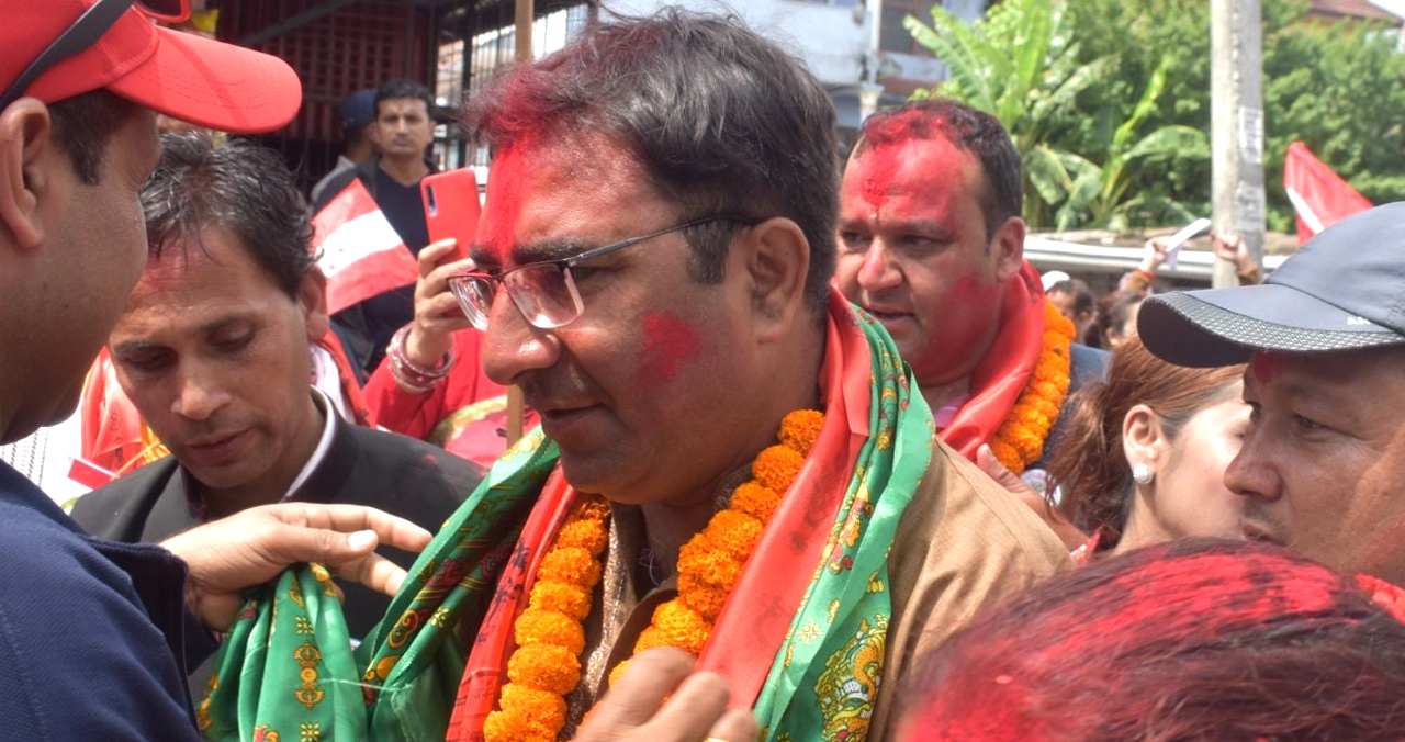 मेयर उम्मेदवार विनोद चालिसेको घोषणा: ‘सबल स्थानीय सरकार, समुन्नत बूढानीलकण्ठ नगर’