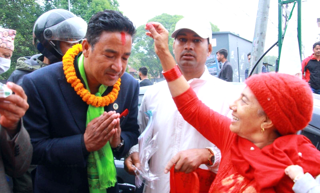 काठमाडौँमा नेपाली कांग्रेस उम्मेदवारको शानदार जित