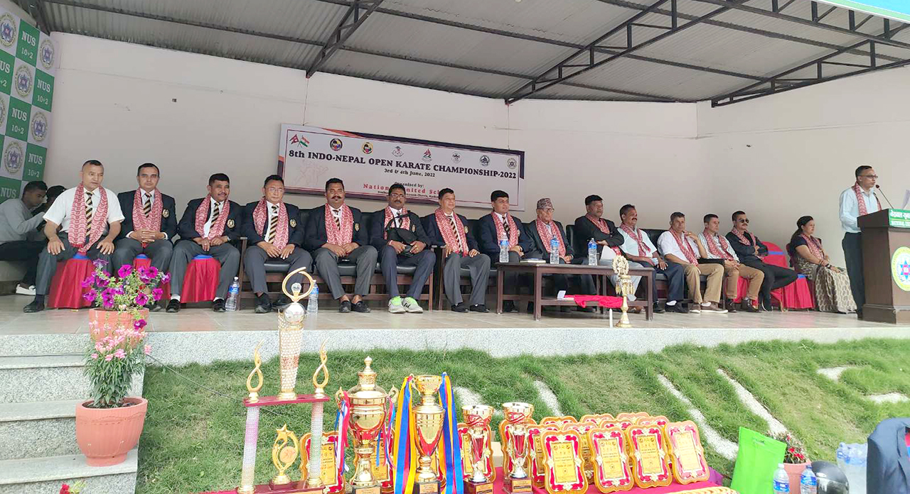 नेशनल युनाइटेडमा इन्डो नेपाल खुल्ला कराँते प्रतियोगिता सुरु (फोटो फिचर)