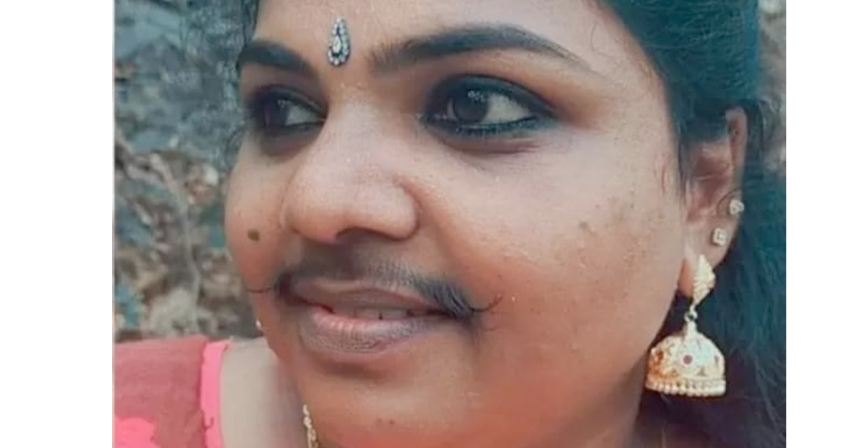 जुँगा भएको महिला बनिन् भाइरल, को हुन् उनी ?
