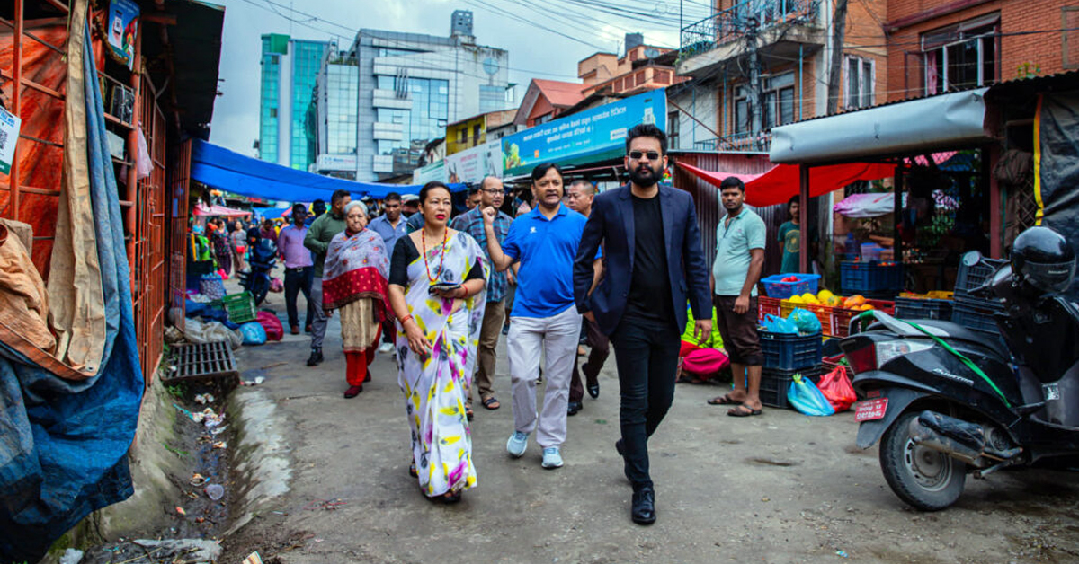 जम्बो व्यापारीको टोली सहित बानेश्वरमा भेटिए बालेन, देखियो अर्को चमत्कार !
