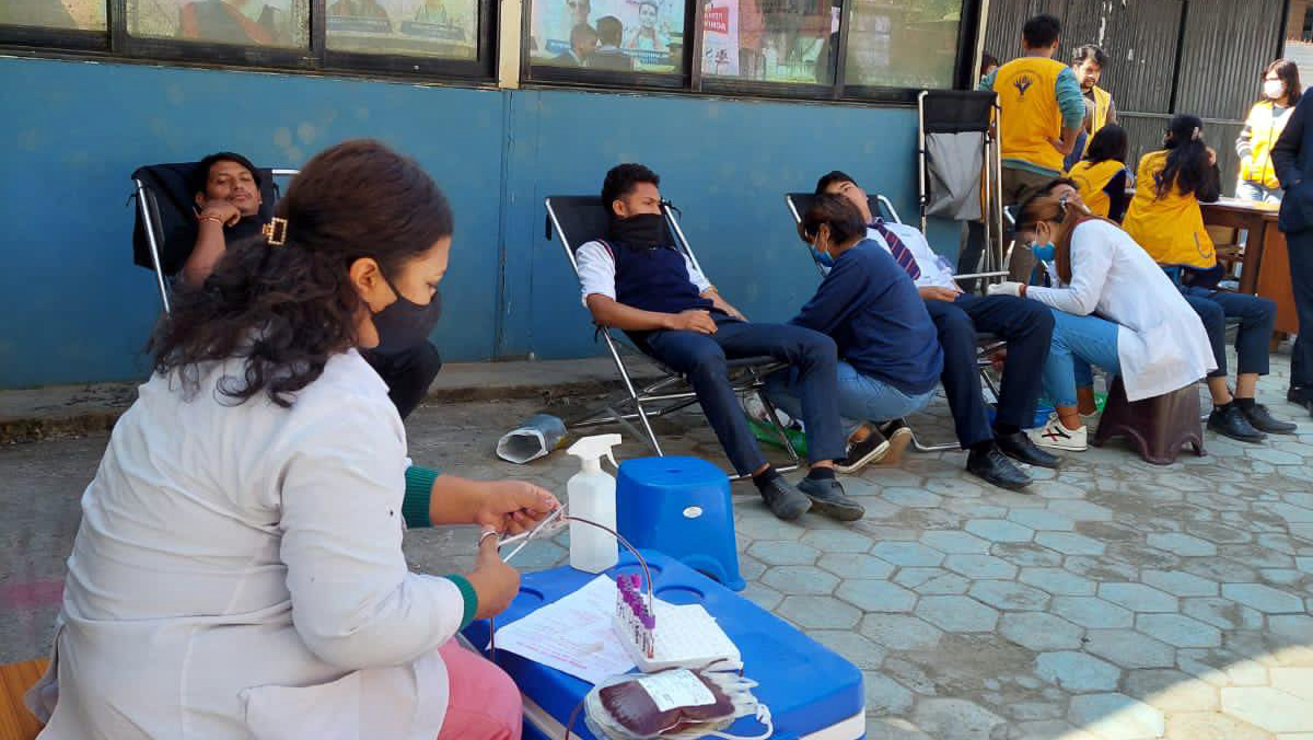 शानमा रक्तदान कार्यक्रम सम्पन्न (तस्बिरसहित)