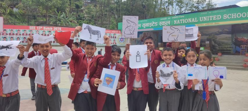 नेसनल युनाइटेड स्कुलमा विद्यार्थीहरूको चुनाव सम्पन्न (हेर्नुस् तस्बिरसहित)